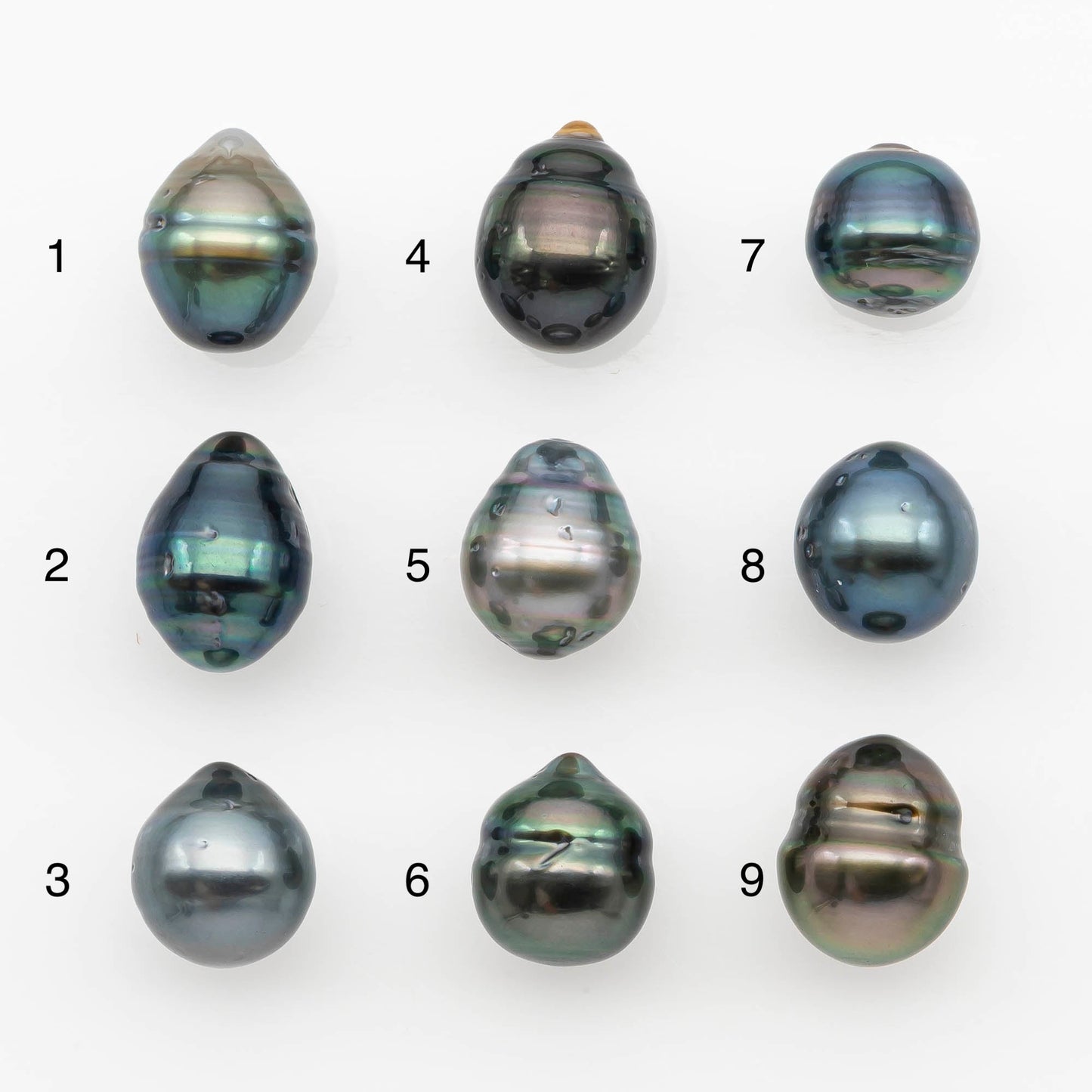 10-11mm Tahitian Pearl, Loose Undrilled with High Luster and for Jewelry Making, SKU # 2699TH