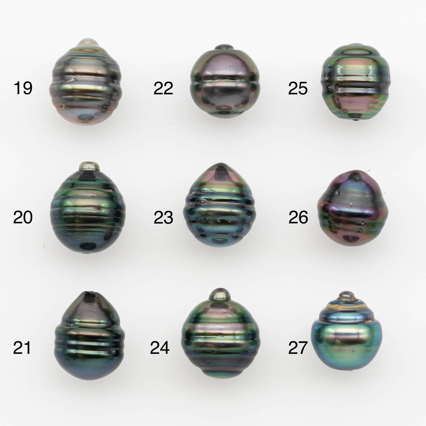 10-11mm Tahitian Pearl, Loose Undrilled with High Luster and for Jewelry Making, SKU # 2700TH