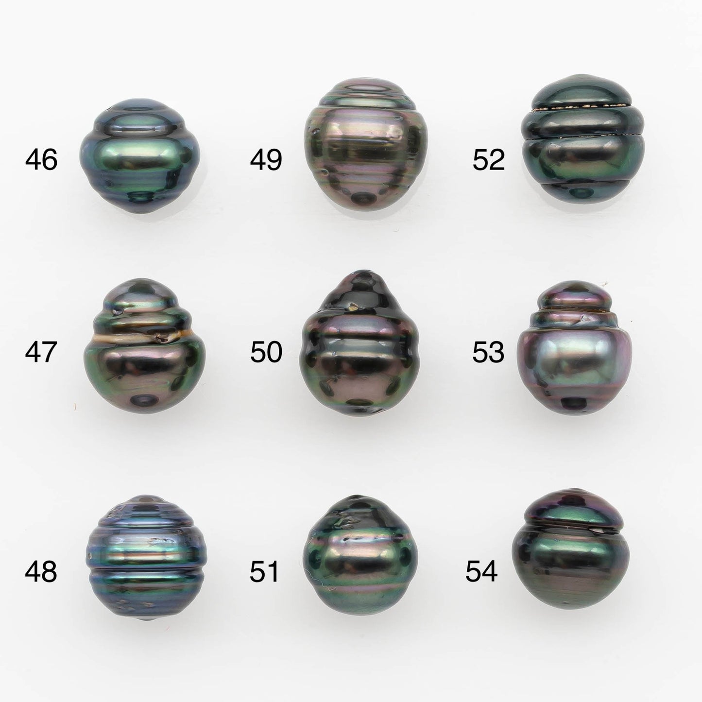 10-11mm Tahitian Pearl, Loose Undrilled with High Luster and for Jewelry Making, SKU # 2700TH