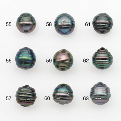10-11mm Tahitian Pearl, Loose Undrilled with High Luster and for Jewelry Making, SKU # 2700TH