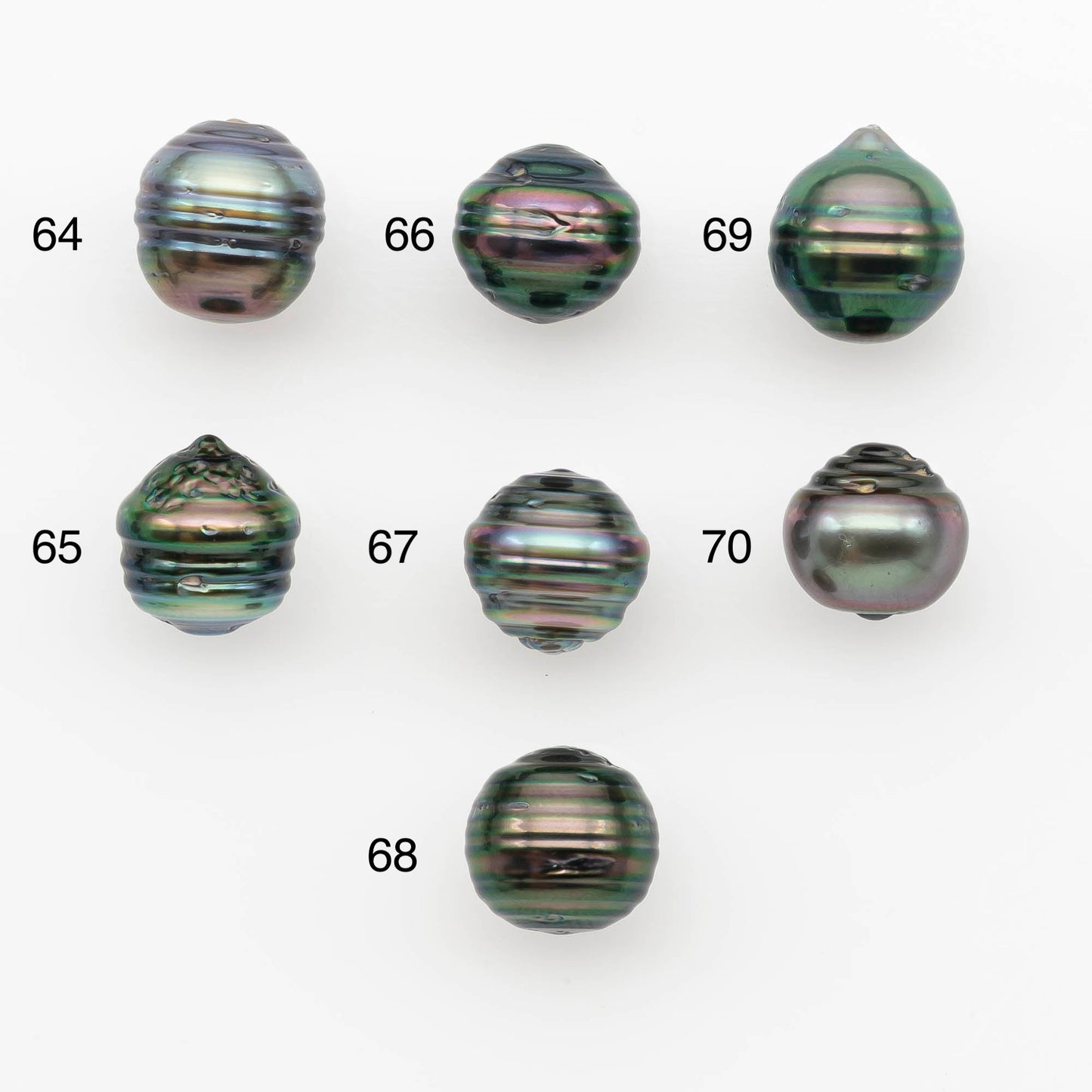 10-11mm Tahitian Pearl, Loose Undrilled with High Luster and for Jewelry Making, SKU # 2700TH