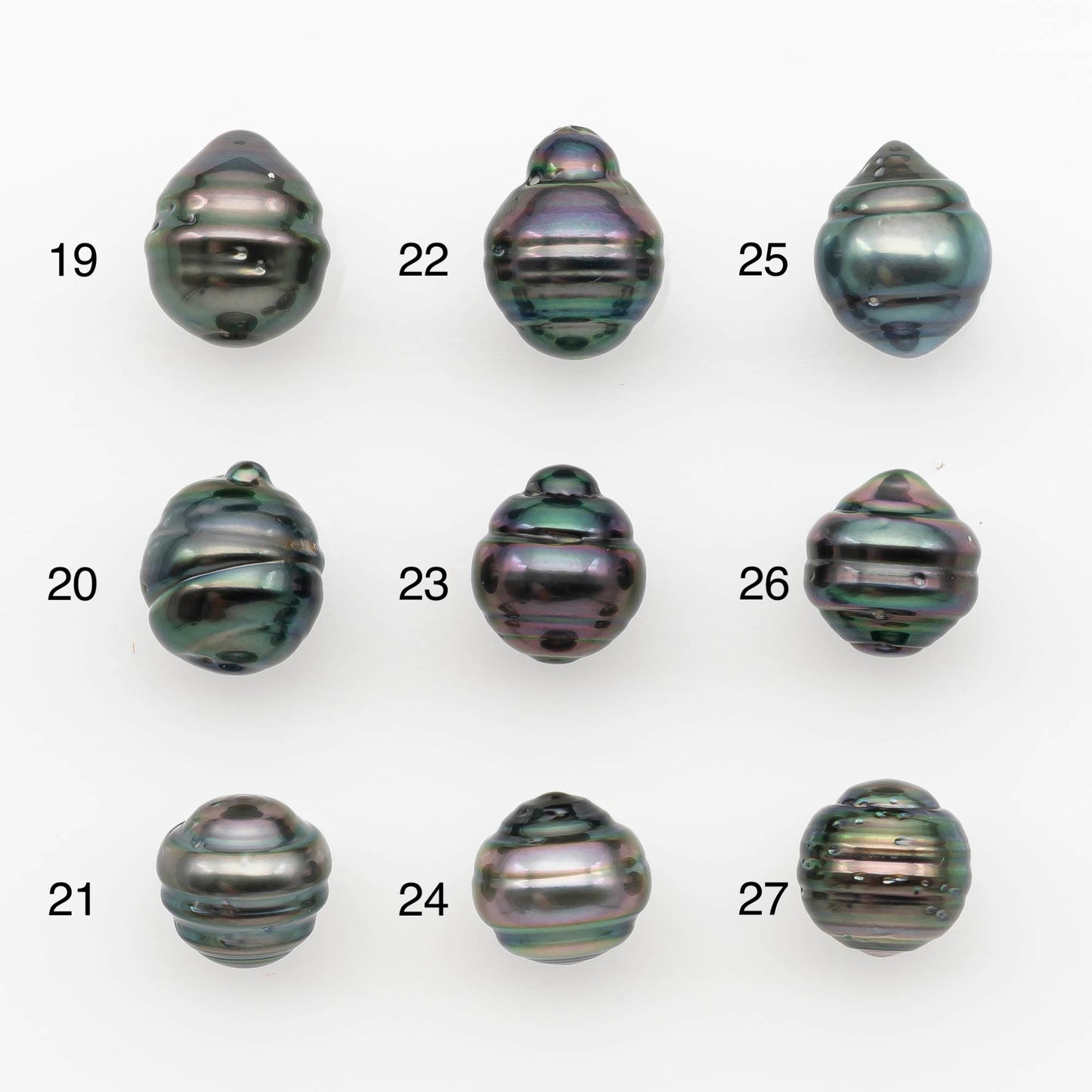 10-11mm Tahitian Pearl, Loose Undrilled with High Luster and for Jewelry Making, SKU # 2701TH