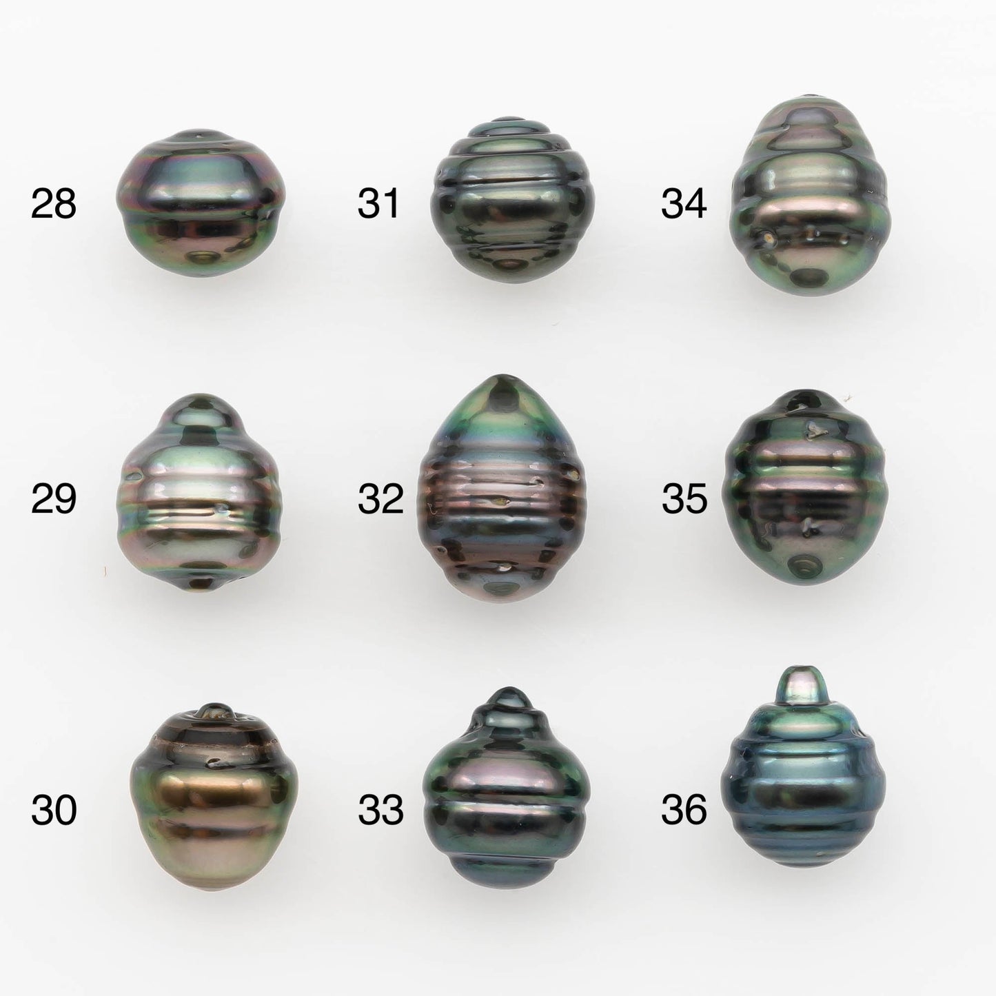 10-11mm Tahitian Pearl, Loose Undrilled with High Luster and for Jewelry Making, SKU # 2701TH