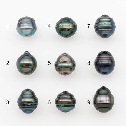 10-11mm Tahitian Pearl, Loose Undrilled with High Luster and for Jewelry Making, SKU # 2701TH