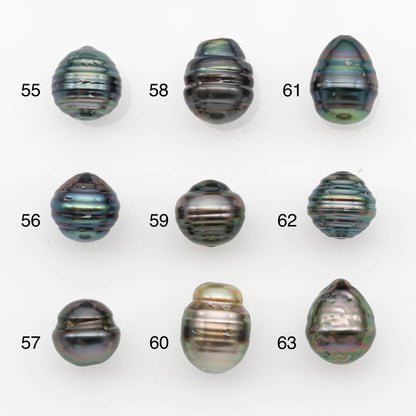 10-11mm Tahitian Pearl, Loose Undrilled with High Luster and for Jewelry Making, SKU # 2701TH