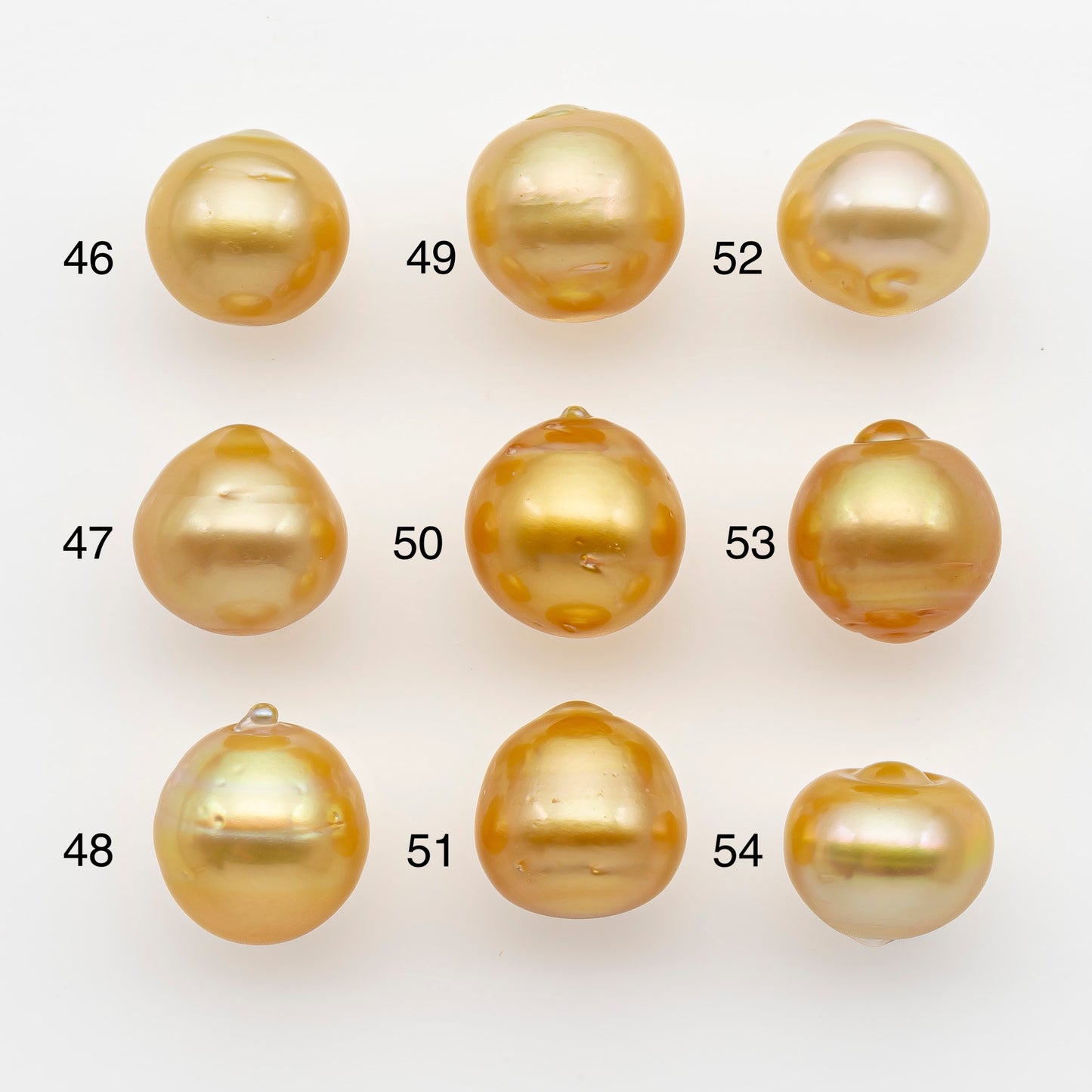 11-12mm South Sea Pearl in Natural Gold Color, Loose Drop Shape, Undrilled for Jewelry Making, SKU # 2718GS