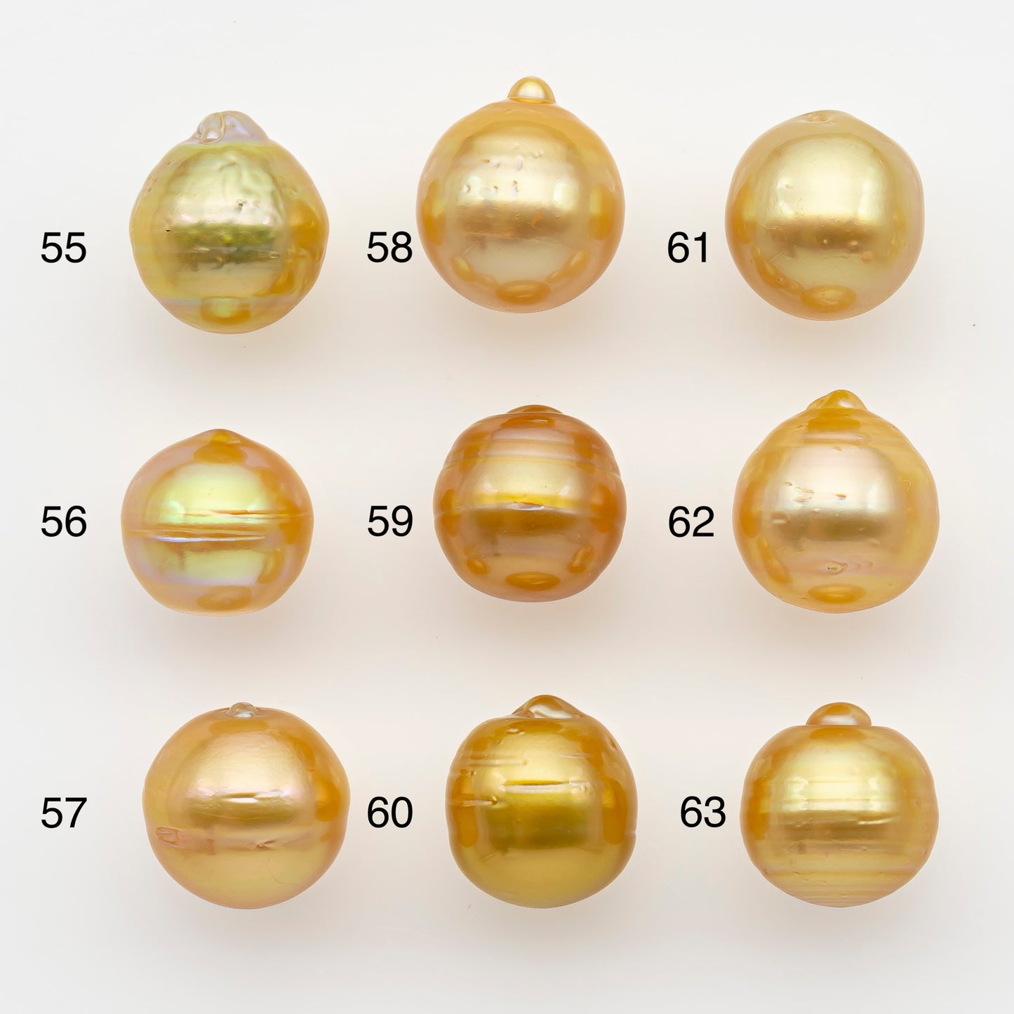 11-12mm South Sea Pearl in Natural Gold Color, Loose Drop Shape, Undrilled for Jewelry Making, SKU # 2718GS