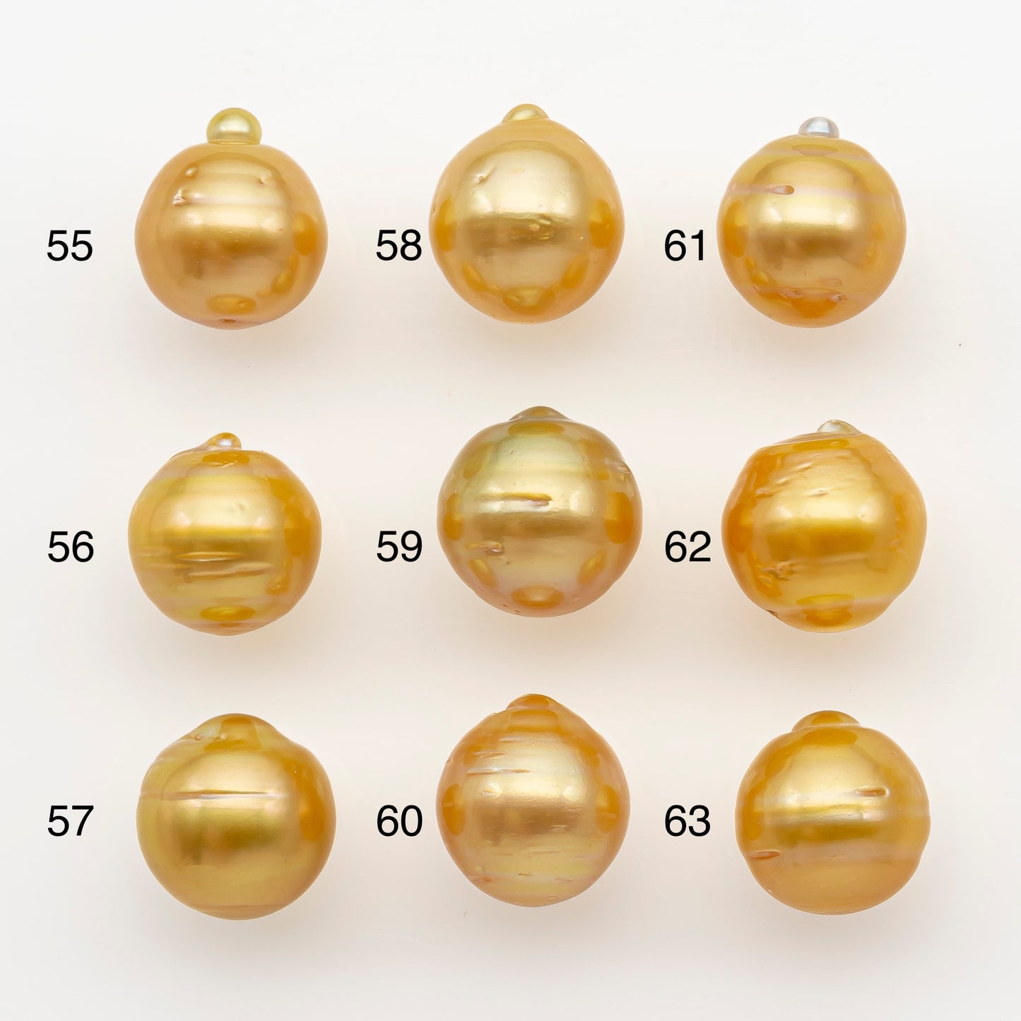 11-12mm South Sea Pearl in Natural Gold Color, Loose Drop Shape, Undrilled for Jewelry Making, SKU # 2726GS