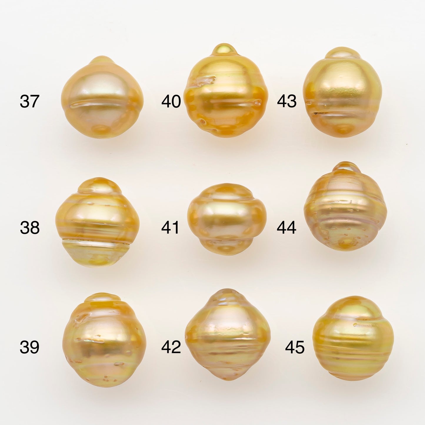 11-12mm South Sea Pearl in Natural Gold Color, Loose Drop Shape, Undrilled for Jewelry Making, SKU # 2727GS