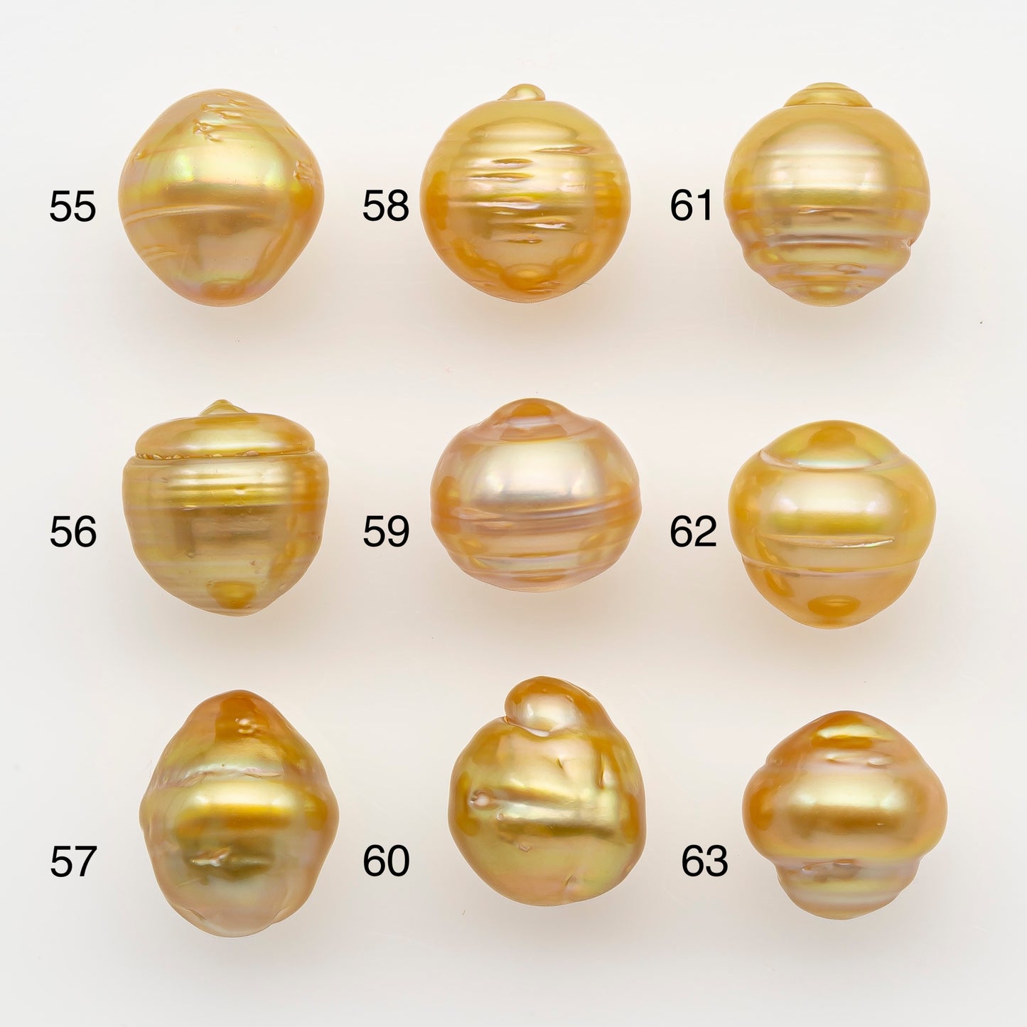 11-12mm South Sea Pearl in Natural Gold Color, Loose Drop Shape, Undrilled for Jewelry Making, SKU # 2727GS