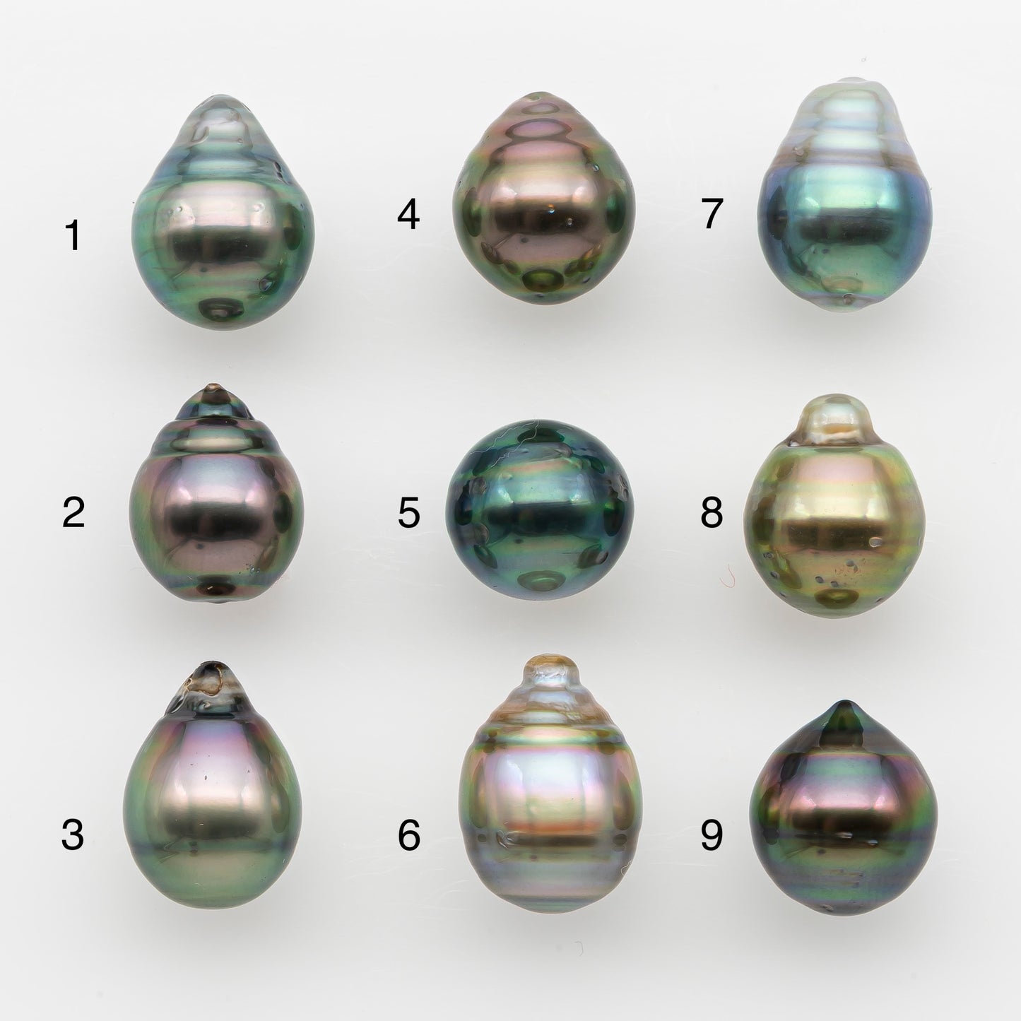 10-11mm Tahitian Pearl, Loose Undrilled with High Luster and for Jewelry Making, SKU # 2731TH
