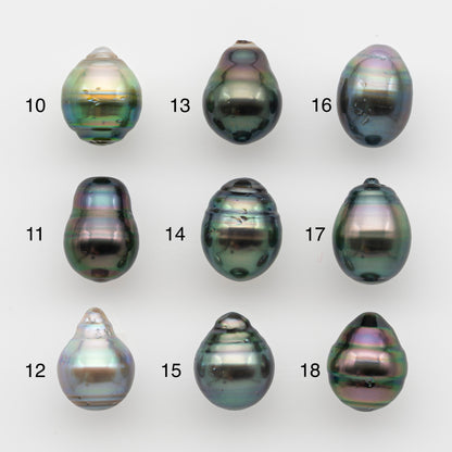 10-11mm Tahitian Pearl, Loose Undrilled with High Luster and for Jewelry Making, SKU # 2731TH