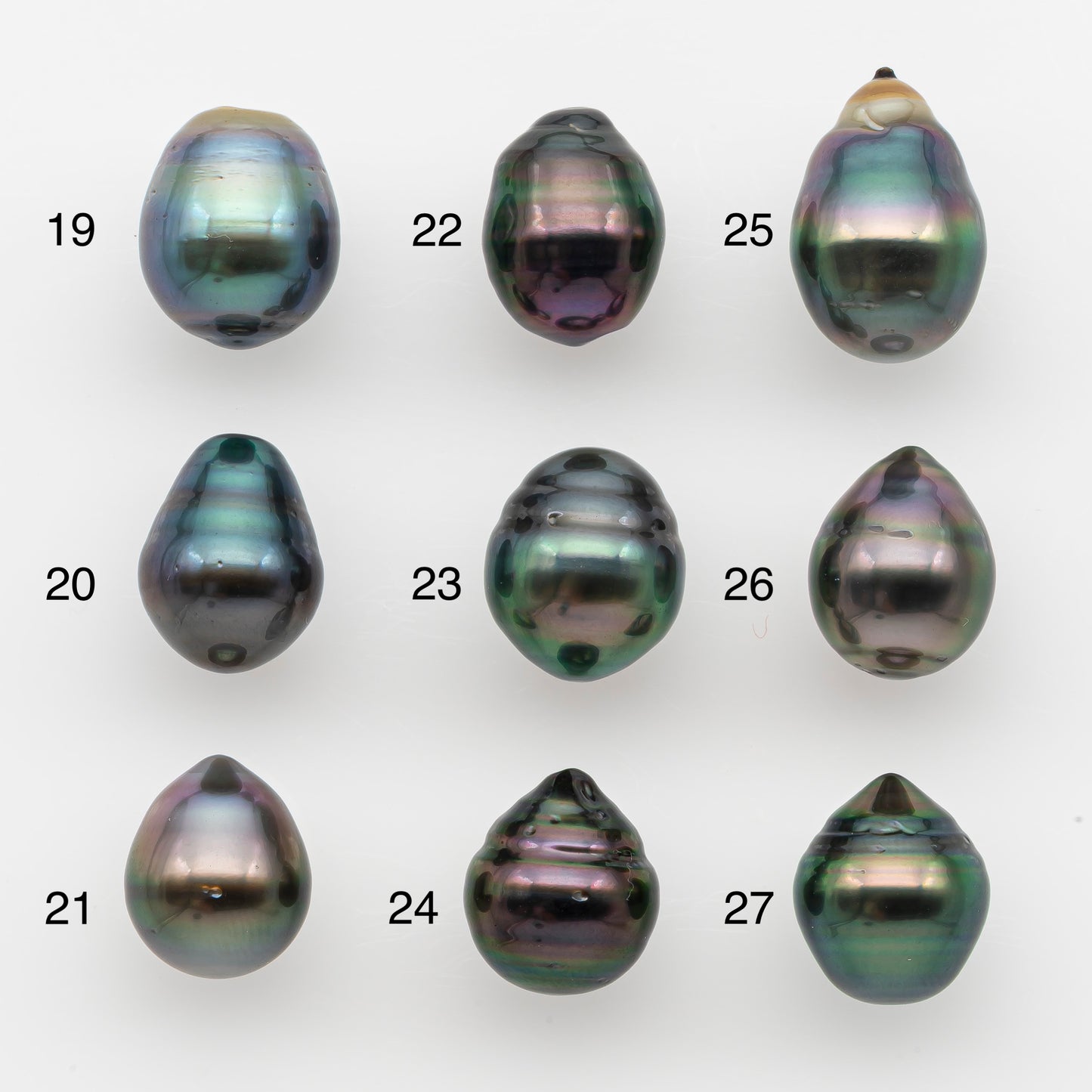 10-11mm Tahitian Pearl, Loose Undrilled with High Luster and for Jewelry Making, SKU # 2731TH