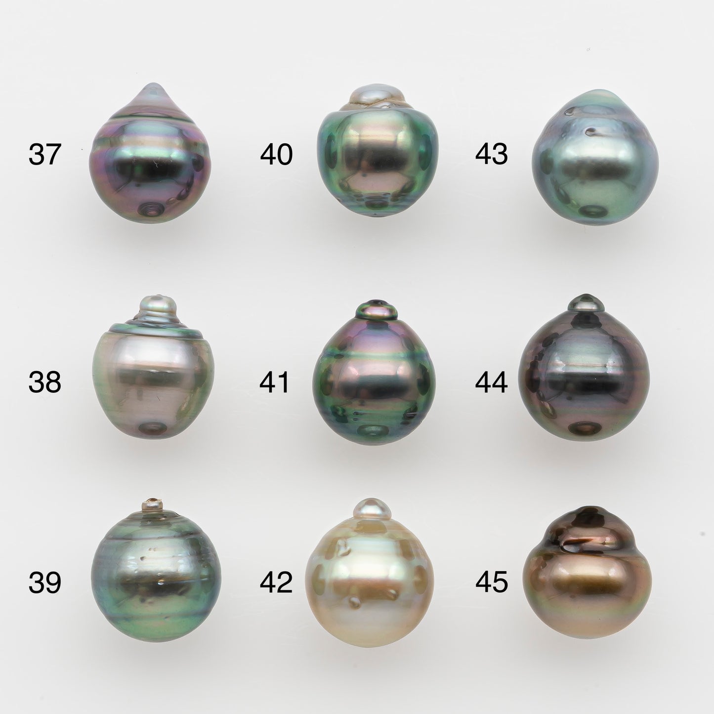 10-11mm Tahitian Pearl, Loose Undrilled with High Luster and for Jewelry Making, SKU # 2731TH