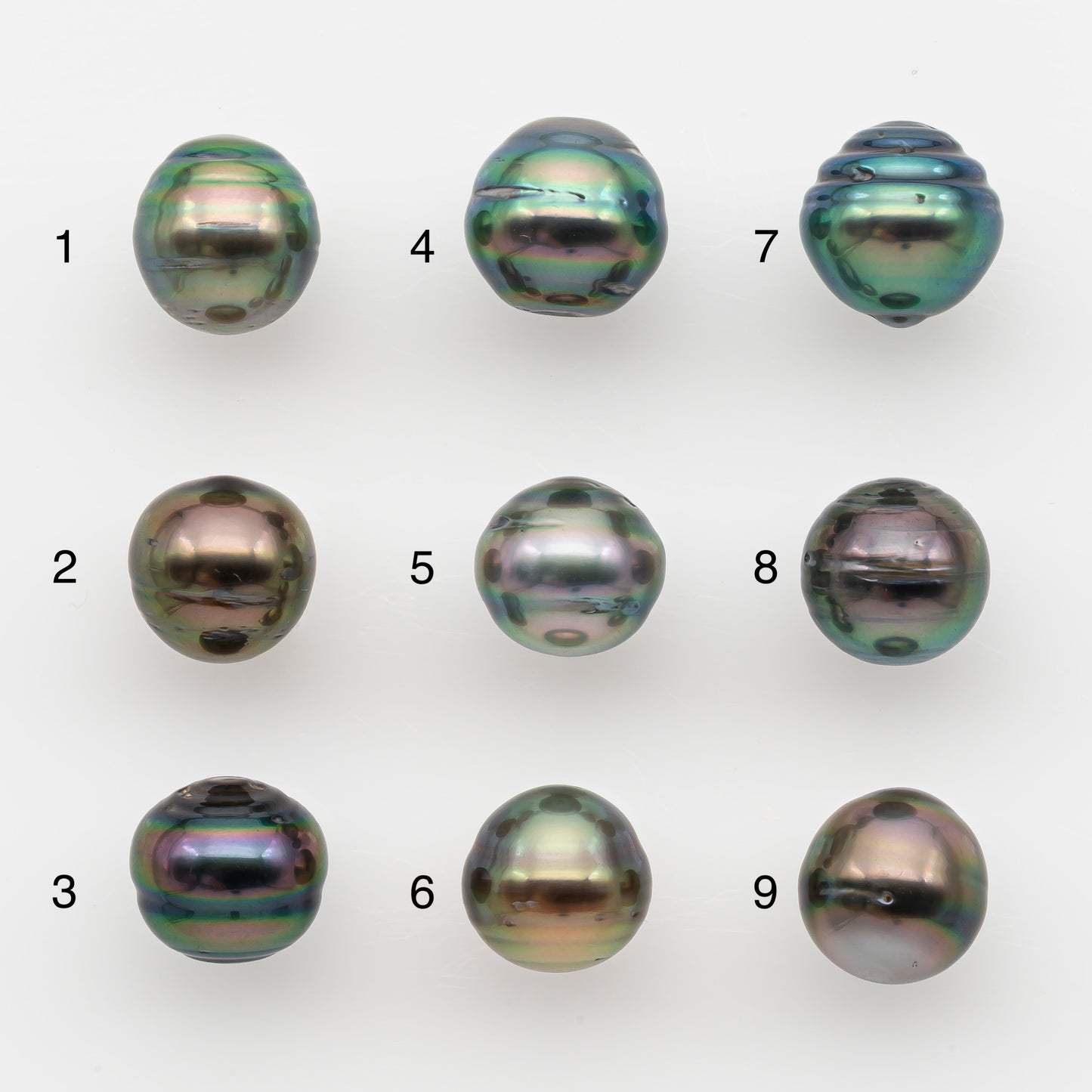 10-11mm Tahitian Pearl, Loose Undrilled with High Luster and for Jewelry Making, SKU # 2732TH