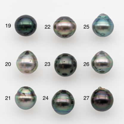 10-11mm Tahitian Pearl, Loose Undrilled with High Luster and for Jewelry Making, SKU # 2732TH
