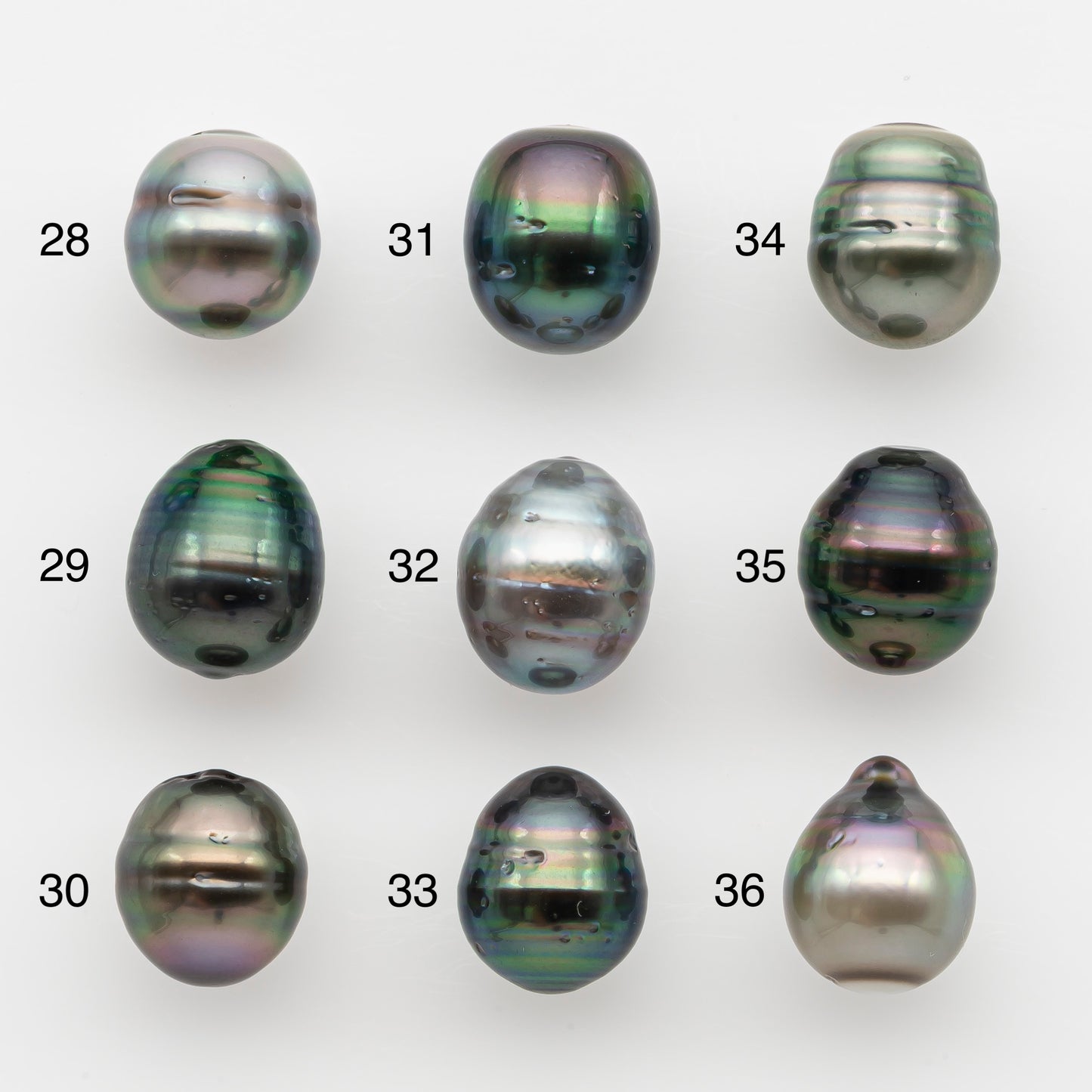 10-11mm Tahitian Pearl, Loose Undrilled with High Luster and for Jewelry Making, SKU # 2732TH