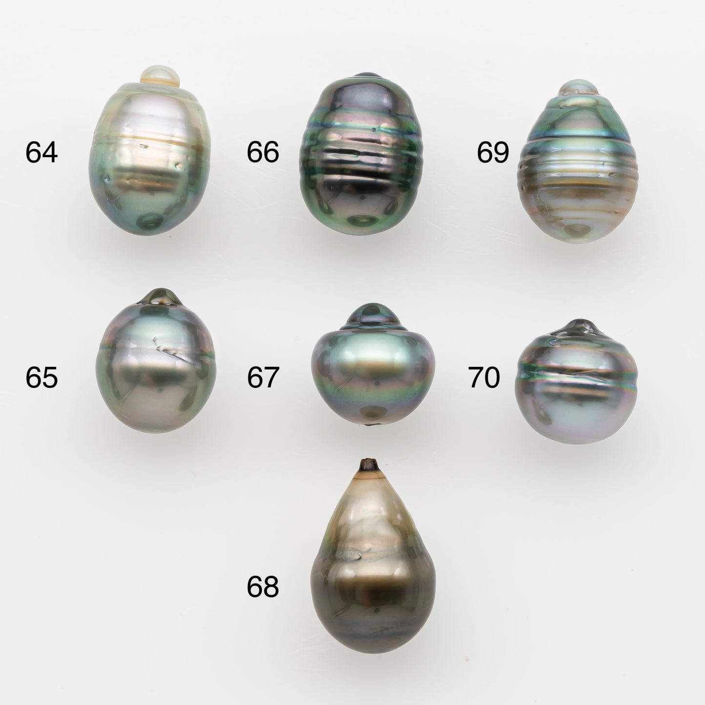 10-11mm Tahitian Pearl, Loose Undrilled with High Luster and for Jewelry Making, SKU # 2732TH