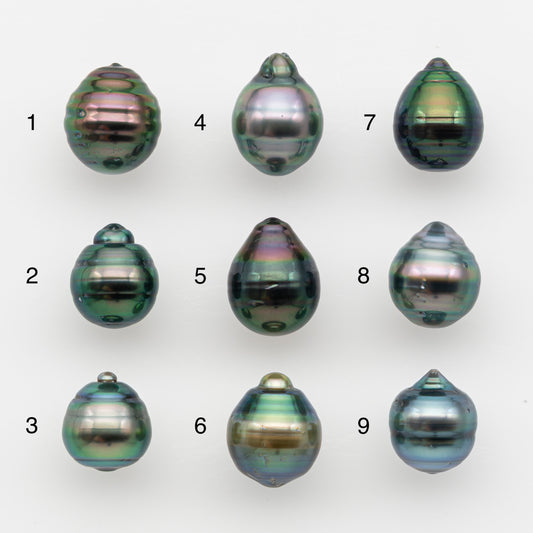 10-11mm Tahitian Pearl, Loose Undrilled with High Luster and for Jewelry Making, SKU # 2733TH
