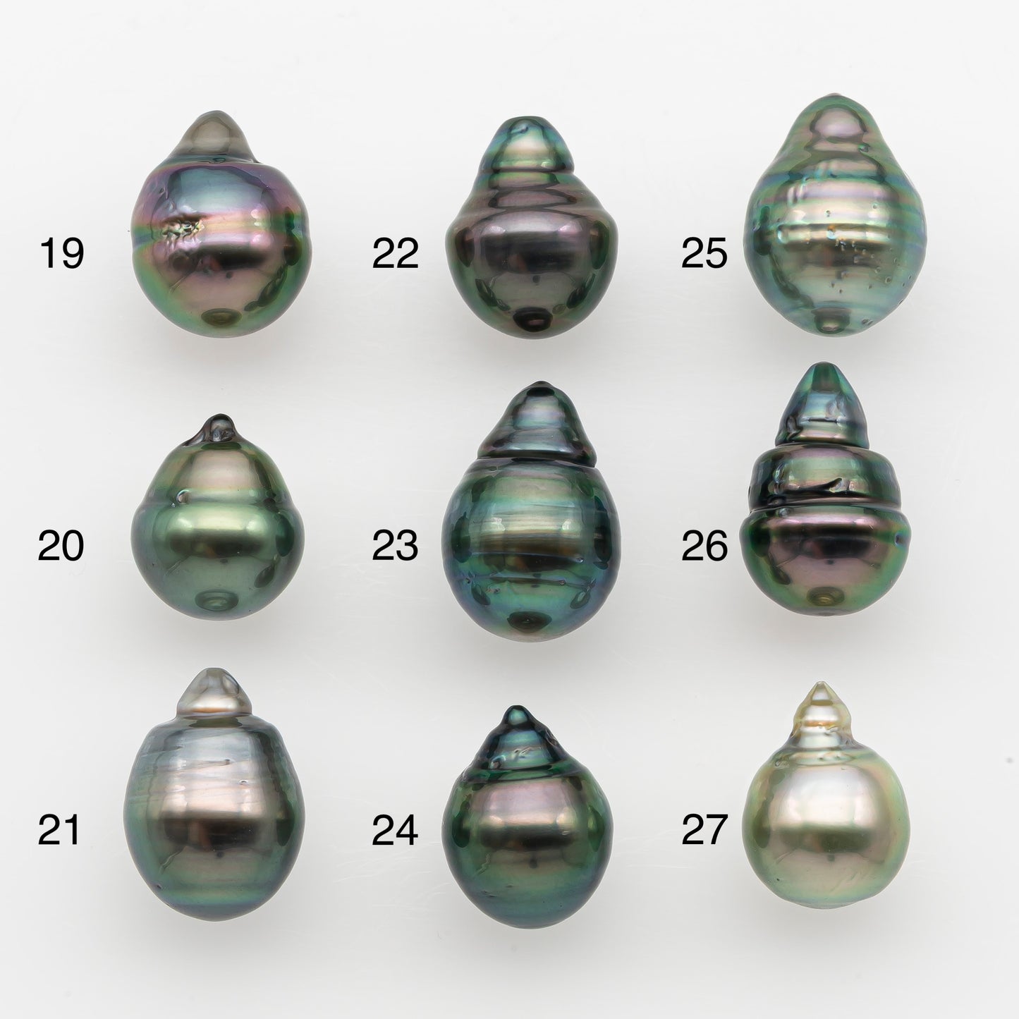 10-11mm Tahitian Pearl, Loose Undrilled with High Luster and for Jewelry Making, SKU # 2733TH