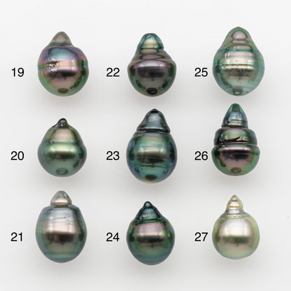 10-11mm Tahitian Pearl, Loose Undrilled with High Luster and for Jewelry Making, SKU # 2733TH