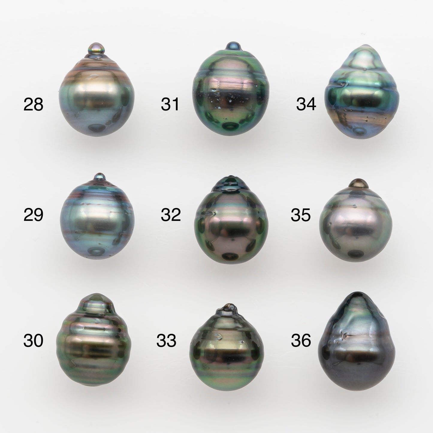 10-11mm Tahitian Pearl, Loose Undrilled with High Luster and for Jewelry Making, SKU # 2733TH
