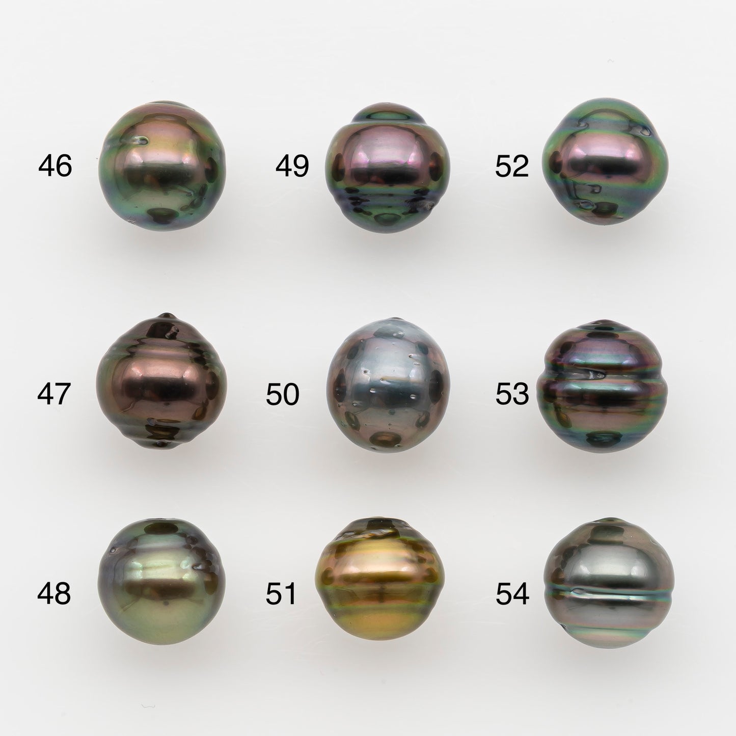 10-11mm Tahitian Pearl, Loose Undrilled with High Luster and for Jewelry Making, SKU # 2733TH