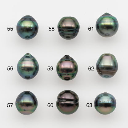 10-11mm Tahitian Pearl, Loose Undrilled with High Luster and for Jewelry Making, SKU # 2733TH