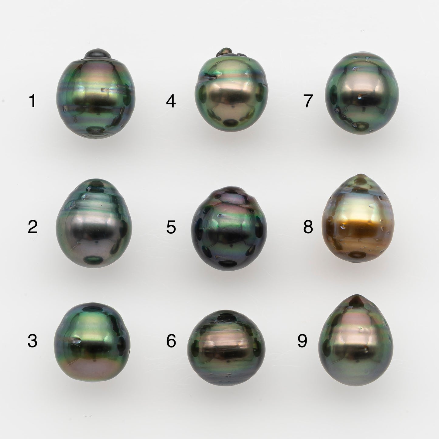 10-11mm Tahitian Pearl, Loose Undrilled with High Luster and for Jewelry Making, SKU # 2734TH