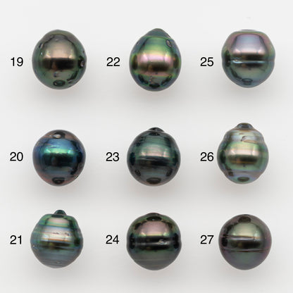 10-11mm Tahitian Pearl, Loose Undrilled with High Luster and for Jewelry Making, SKU # 2735TH