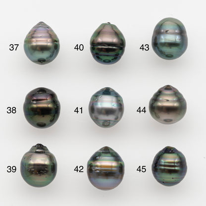 10-11mm Tahitian Pearl, Loose Undrilled with High Luster and for Jewelry Making, SKU # 2735TH