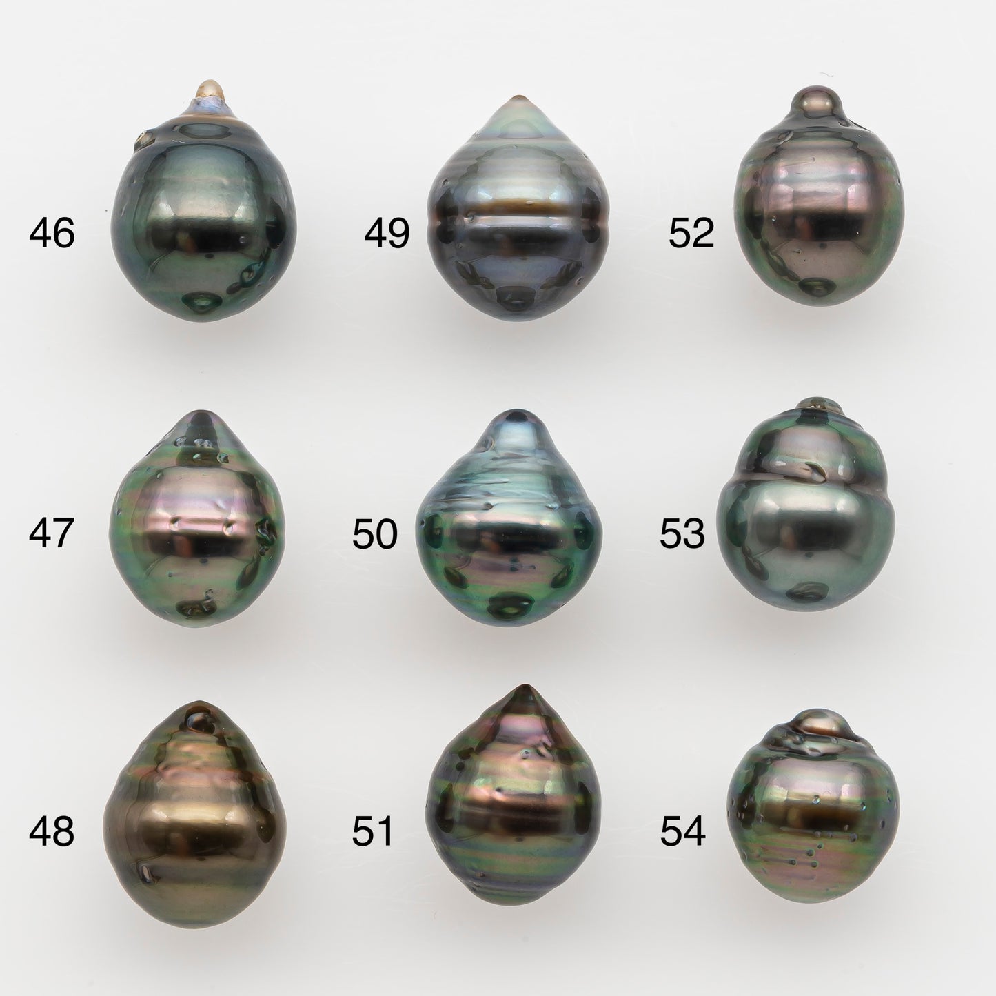 10-11mm Tahitian Pearl, Loose Undrilled with High Luster and for Jewelry Making, SKU # 2735TH