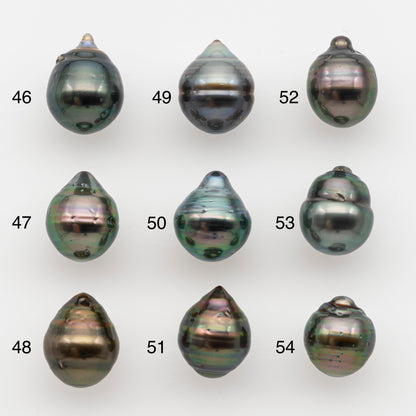 10-11mm Tahitian Pearl, Loose Undrilled with High Luster and for Jewelry Making, SKU # 2735TH