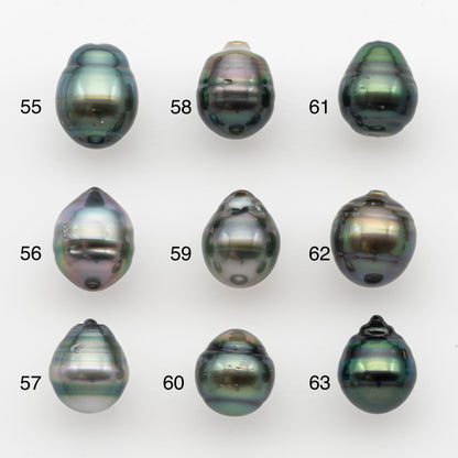 10-11mm Tahitian Pearl, Loose Undrilled with High Luster and for Jewelry Making, SKU # 2735TH