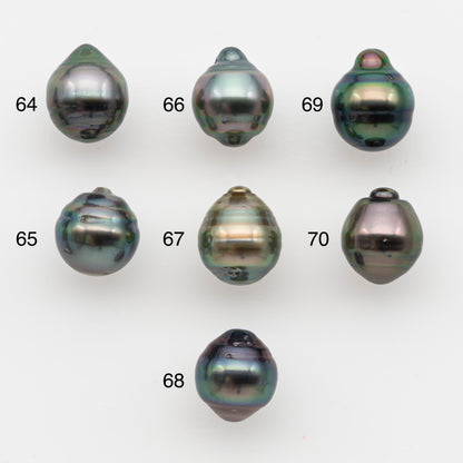 10-11mm Tahitian Pearl, Loose Undrilled with High Luster and for Jewelry Making, SKU # 2735TH
