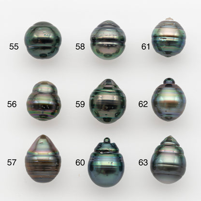 10-11mm Tahitian Pearl, Loose Undrilled with High Luster and for Jewelry Making, SKU # 2736TH
