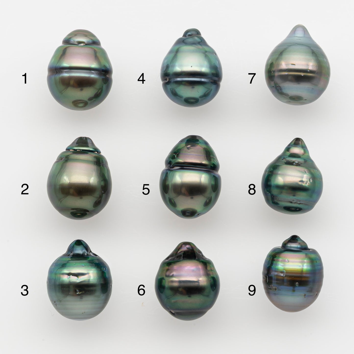 10-11mm Tahitian Pearl, Loose Undrilled with High Luster and for Jewelry Making, SKU # 2737TH
