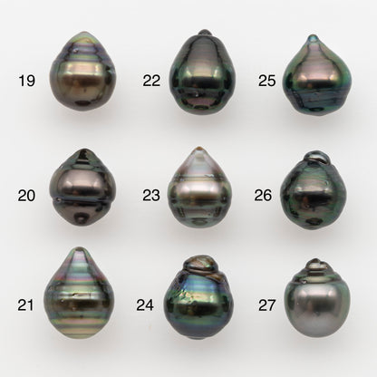 10-11mm Tahitian Pearl, Loose Undrilled with High Luster and for Jewelry Making, SKU # 2737TH
