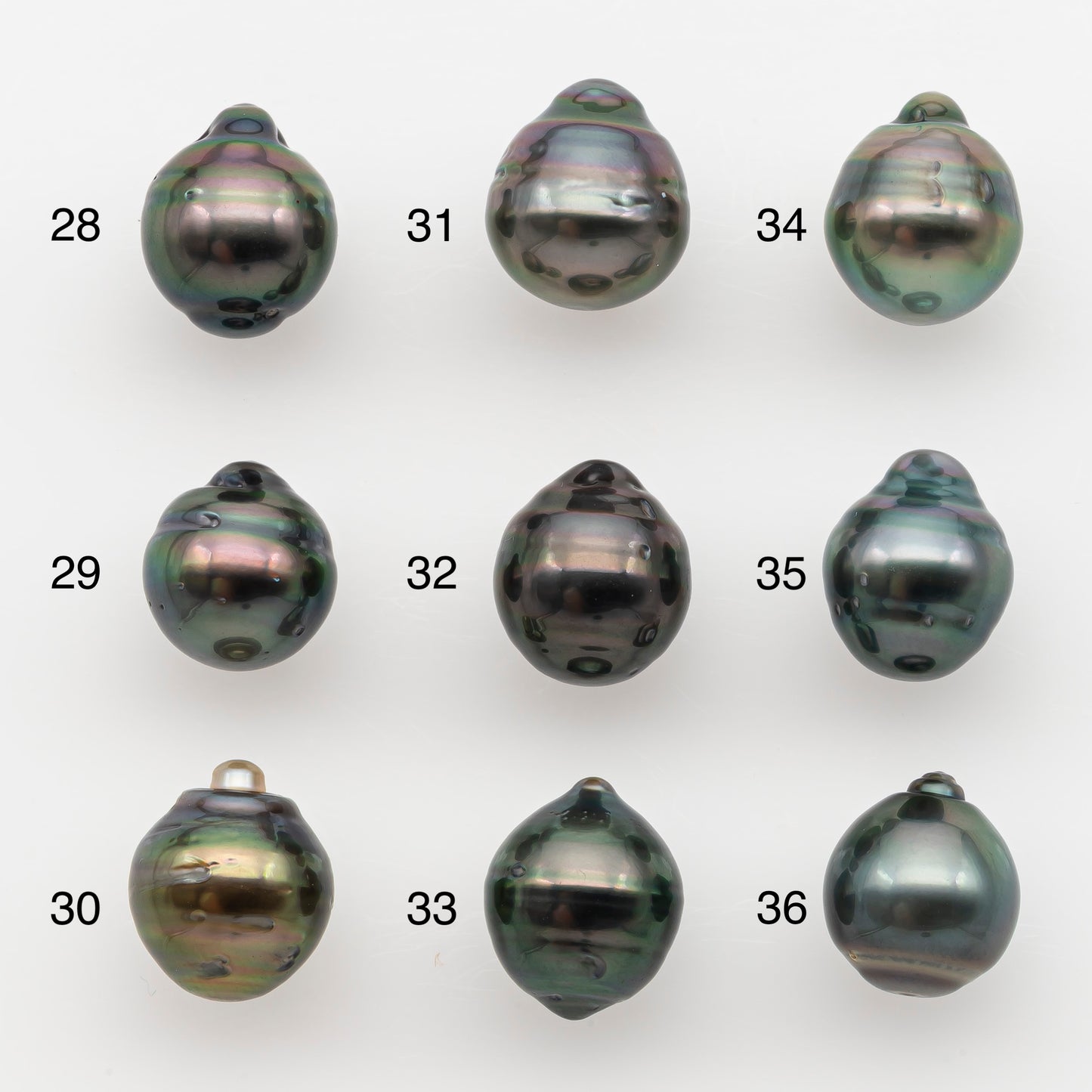 10-11mm Tahitian Pearl, Loose Undrilled with High Luster and for Jewelry Making, SKU # 2737TH
