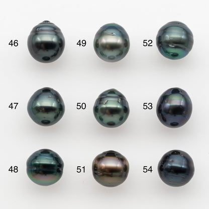 10-11mm Tahitian Pearl, Loose Undrilled with High Luster and for Jewelry Making, SKU # 2737TH