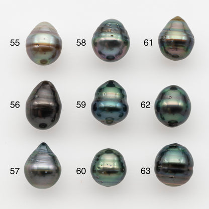 10-11mm Tahitian Pearl, Loose Undrilled with High Luster and for Jewelry Making, SKU # 2737TH