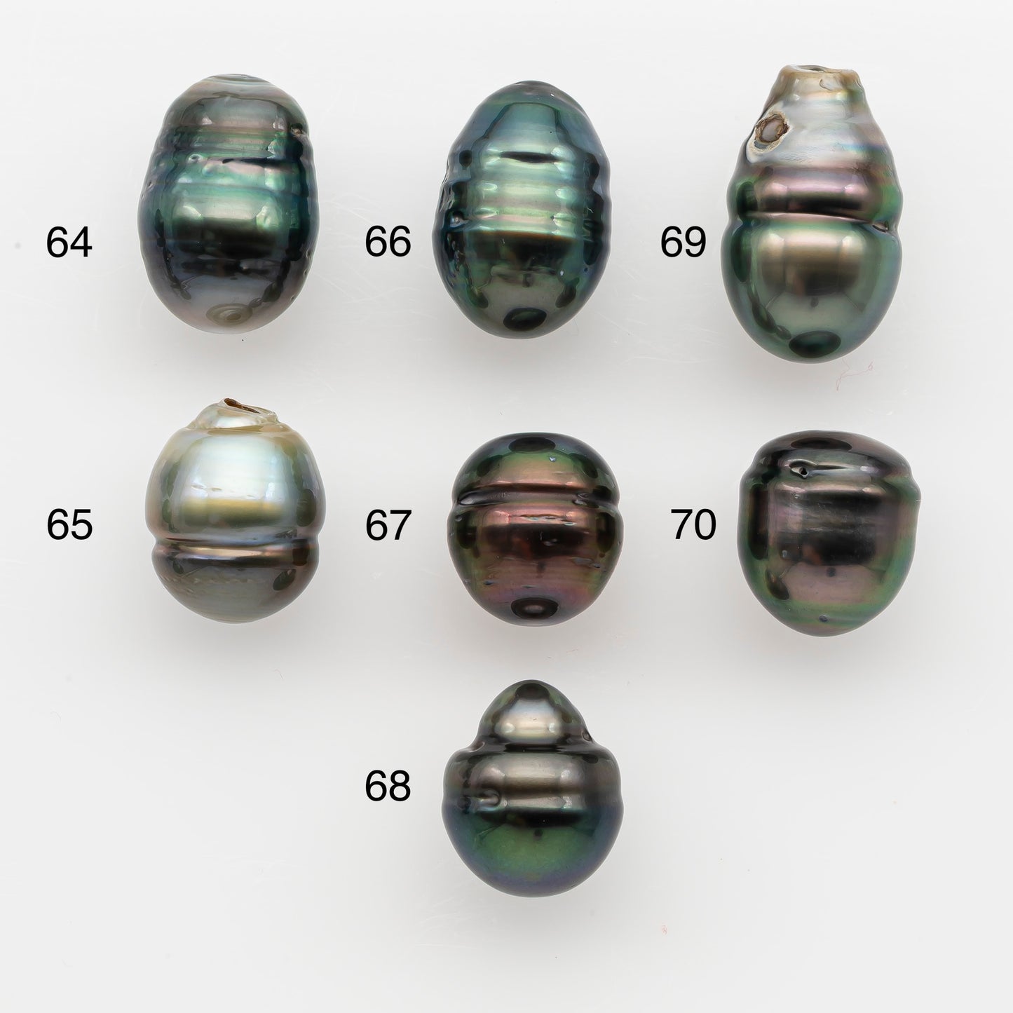 10-11mm Tahitian Pearl, Loose Undrilled with High Luster and for Jewelry Making, SKU # 2737TH