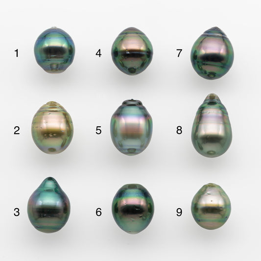10-11mm Tahitian Pearl, Loose Undrilled with High Luster and for Jewelry Making, SKU # 2743TH