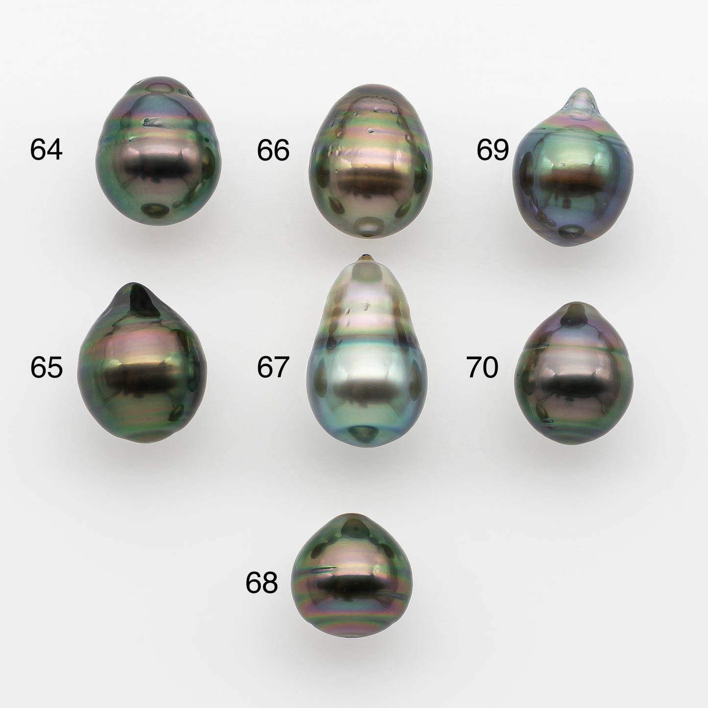10-11mm Tahitian Pearl, Loose Undrilled with High Luster and for Jewelry Making, SKU # 2743TH