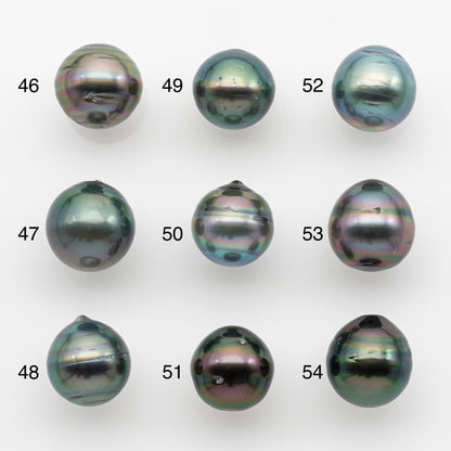 10-11mm Tahitian Pearl, Loose Undrilled with High Luster and for Jewelry Making, SKU # 2744TH