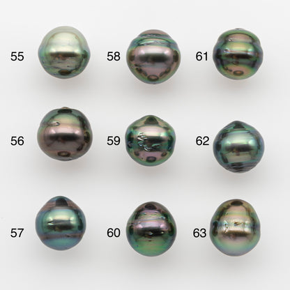 10-11mm Tahitian Pearl, Loose Undrilled with High Luster and for Jewelry Making, SKU # 2744TH