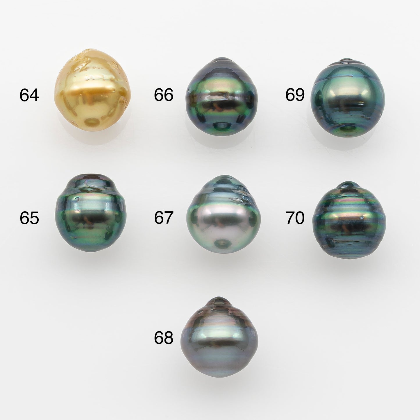 10-11mm Tahitian Pearl, Loose Undrilled with High Luster and for Jewelry Making, SKU # 2744TH