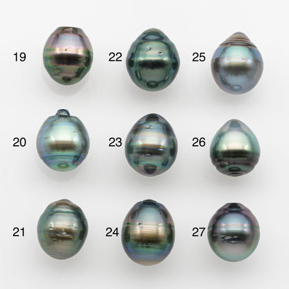 10-11mm Tahitian Pearl, Loose Undrilled with High Luster and for Jewelry Making, SKU # 2745TH