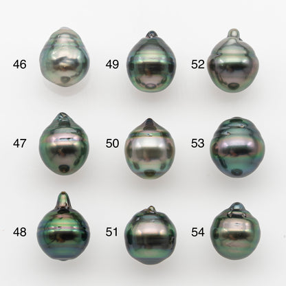 10-11mm Tahitian Pearl, Loose Undrilled with High Luster and for Jewelry Making, SKU # 2745TH