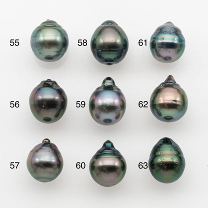 10-11mm Tahitian Pearl, Loose Undrilled with High Luster and for Jewelry Making, SKU # 2745TH